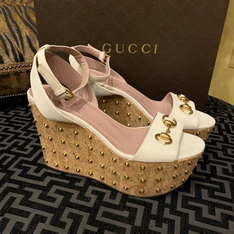 gucci liliane block-heel suede sandals|women's Gucci sandals.